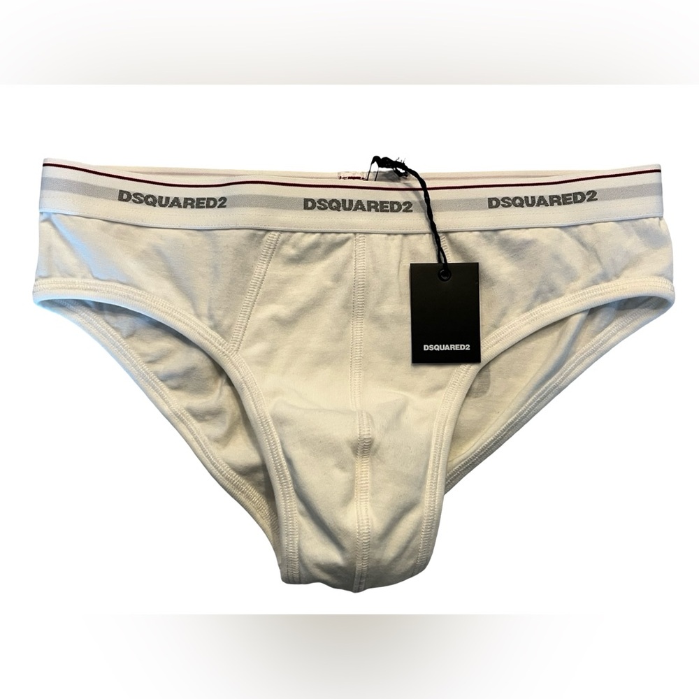 DSQUARED2 Classic White Briefs for Men - Picture 7 of 10